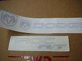 Iroc R/T Decal Set Silver